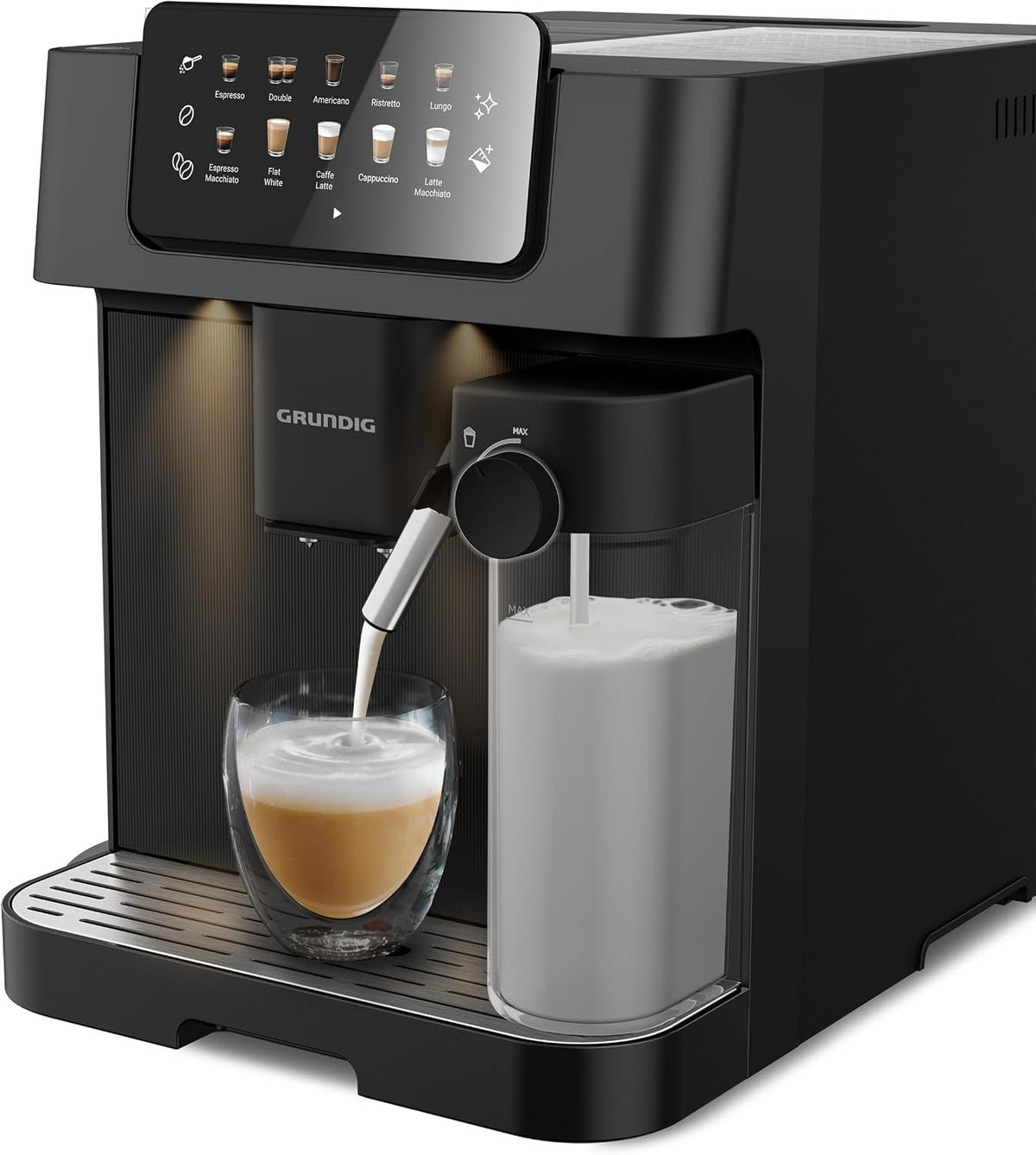 GRUNDIG, Kaffeevollautomat, 19 Bar, KVA 7230, 10 Spezialitäten