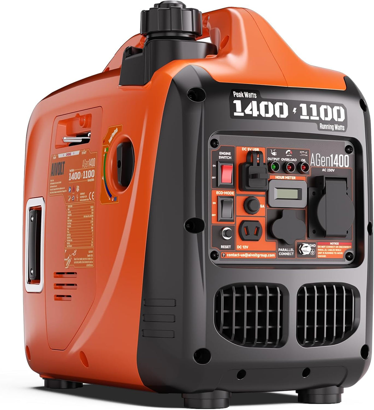 AIVOLT, Powerstation, Inverter Stromerzeuger 1400 Watt Stromgenerator