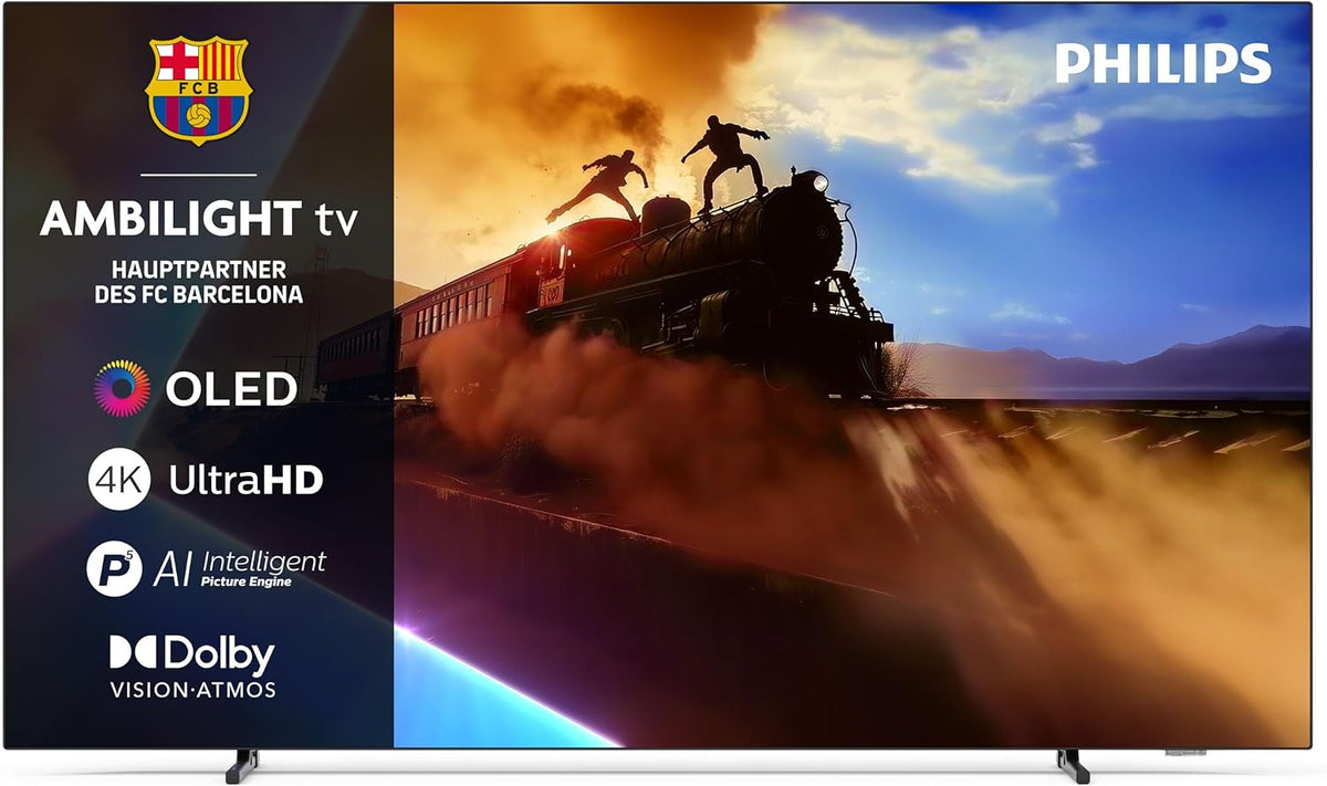 PHILIPS, Fernseher, 55 Zoll, Smart TV, Ambilight 55OLED770 4K OLED Smart TV - Display
