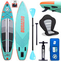 DOEWORKS, SUP-Board, 330x76x15cm, 150kg, Aufblasbare SUP Board Set Stand Up Paddle Board Premium, Dopple Paddel und komplette Zubehöre