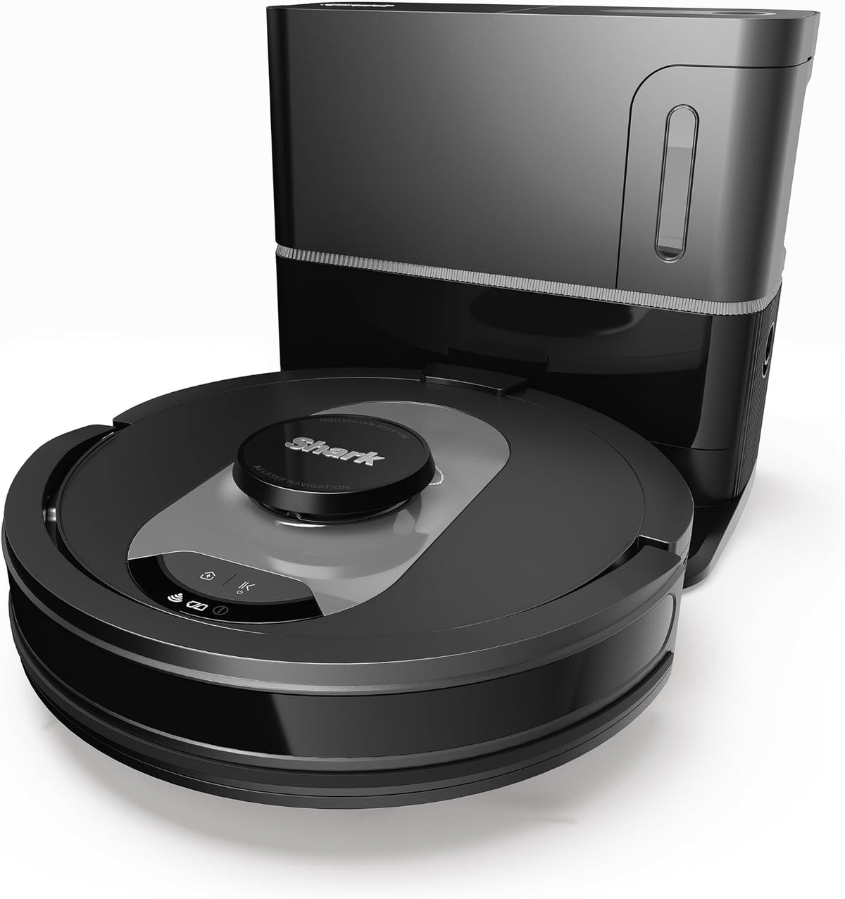 Shark, Saugroboter, AI 360, selbstentleerender Staubsauger-Roboter, geeignet für alle Teppiche und Hartböden, Roboterstaubsauger