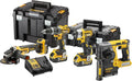 DEWALT, Werkzeugsets, 18V, 5Ah, XR Werkzeugset, 3 x Akku, DCK422P3T-QW