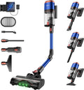 SmartAI, Stabstaubsauger, 600 W, 1,8 L, V15 Ultra Akku Staubsauger, 58 kPa, 75 Min