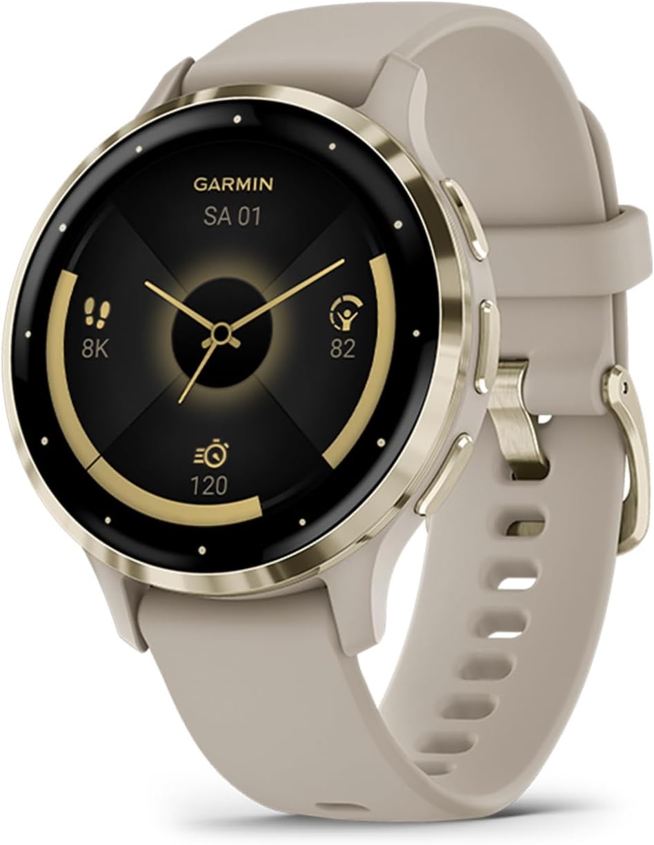 Amazon Renewed, Smartwatch, 1,1 Zoll, Garmin [ ] Venu 3S, GPS-Fitness- mit Bluetooth Telefonie und Sprachassistenz