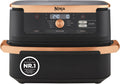 Ninja, Heissluftfritteuse, 10,4 L, Foodi FlexDrawer Heißluftfritteuse, Dual Zone, Schwarz/Kupfer