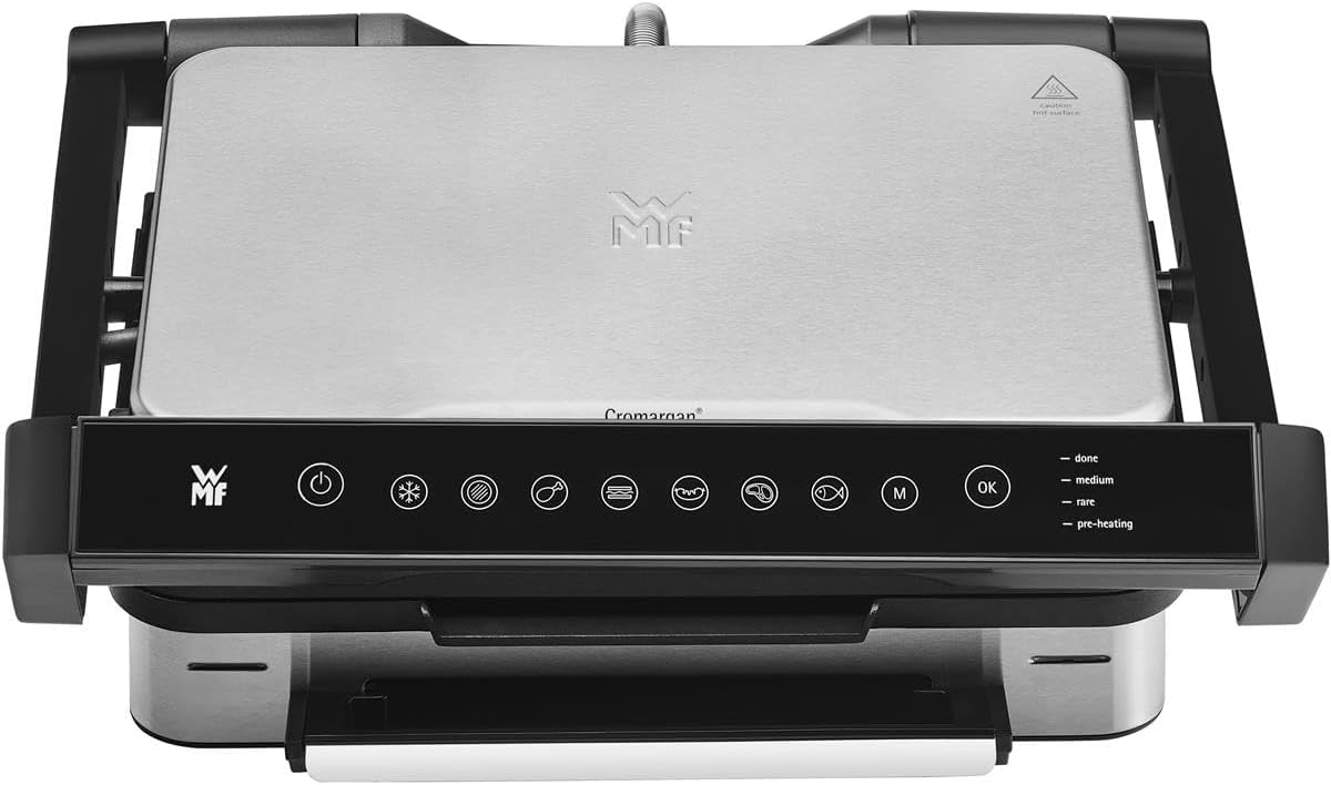 WMF, Elektrogrill, 2000 W, Profi Plus Kontaktgrill Perfection, 6 Programme, Sensor-Technologie, beschichtete Platten