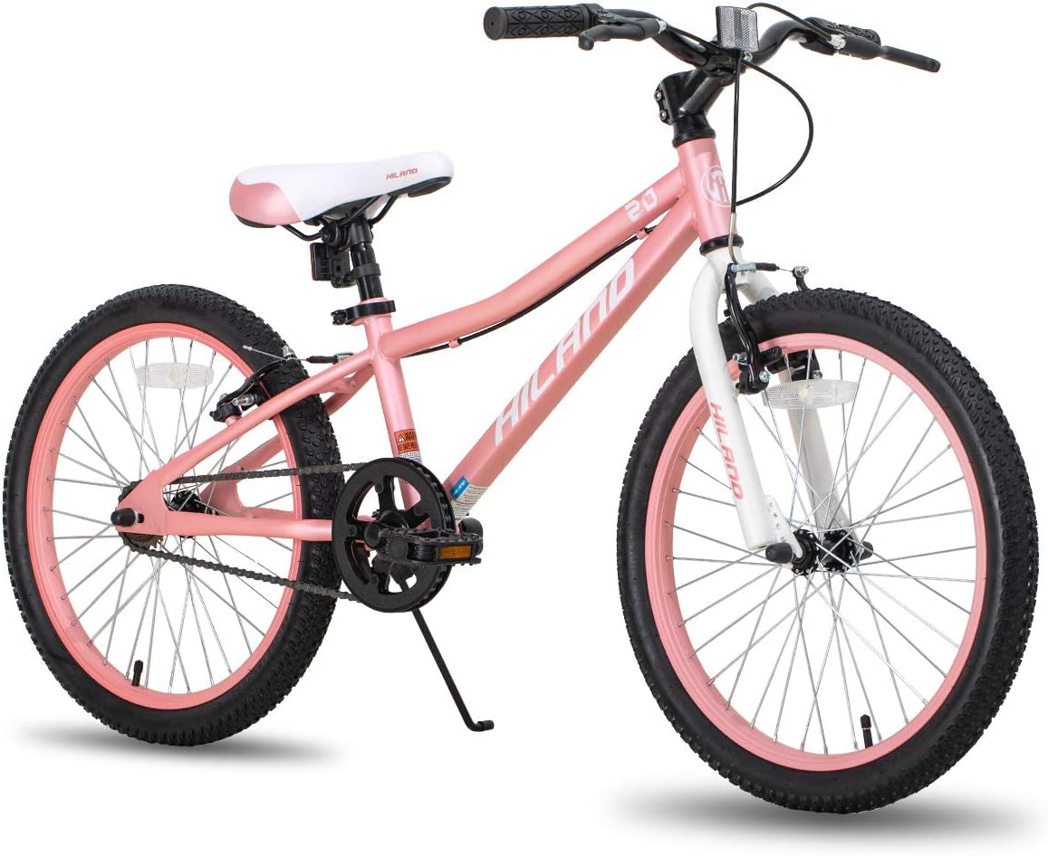 HH HILAND, Mountainbike, 20 Zoll, Climber Kinderfahrrad, für Kinder 5, 10 Jahre, Fahrrad für Jungen und Mädchen mit V-Bremse und