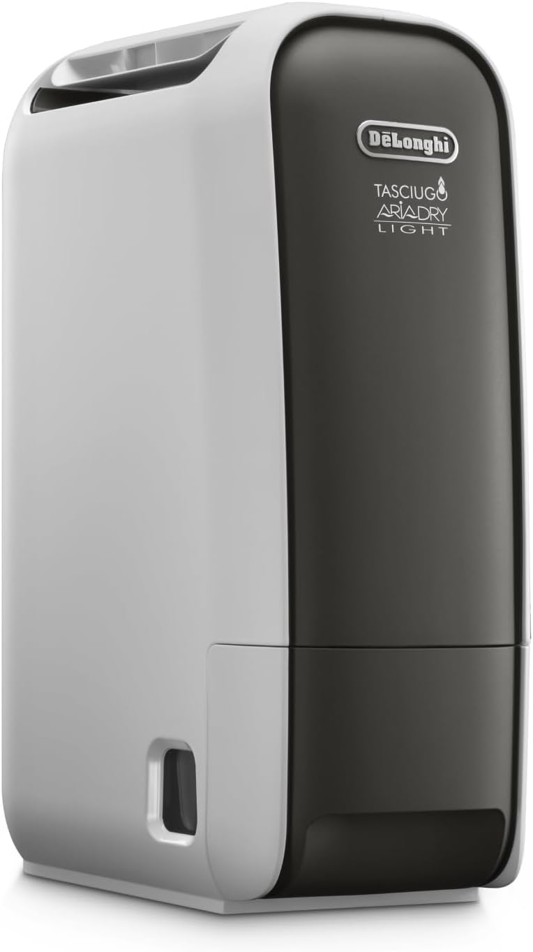 De'Longhi, Luftentfeuchter, 6L, De' Tasciugo AriaDry Light - Tragbarer, Zeolith-Technologie, Ionisator, /Tag Feuchtigkeitsentzug