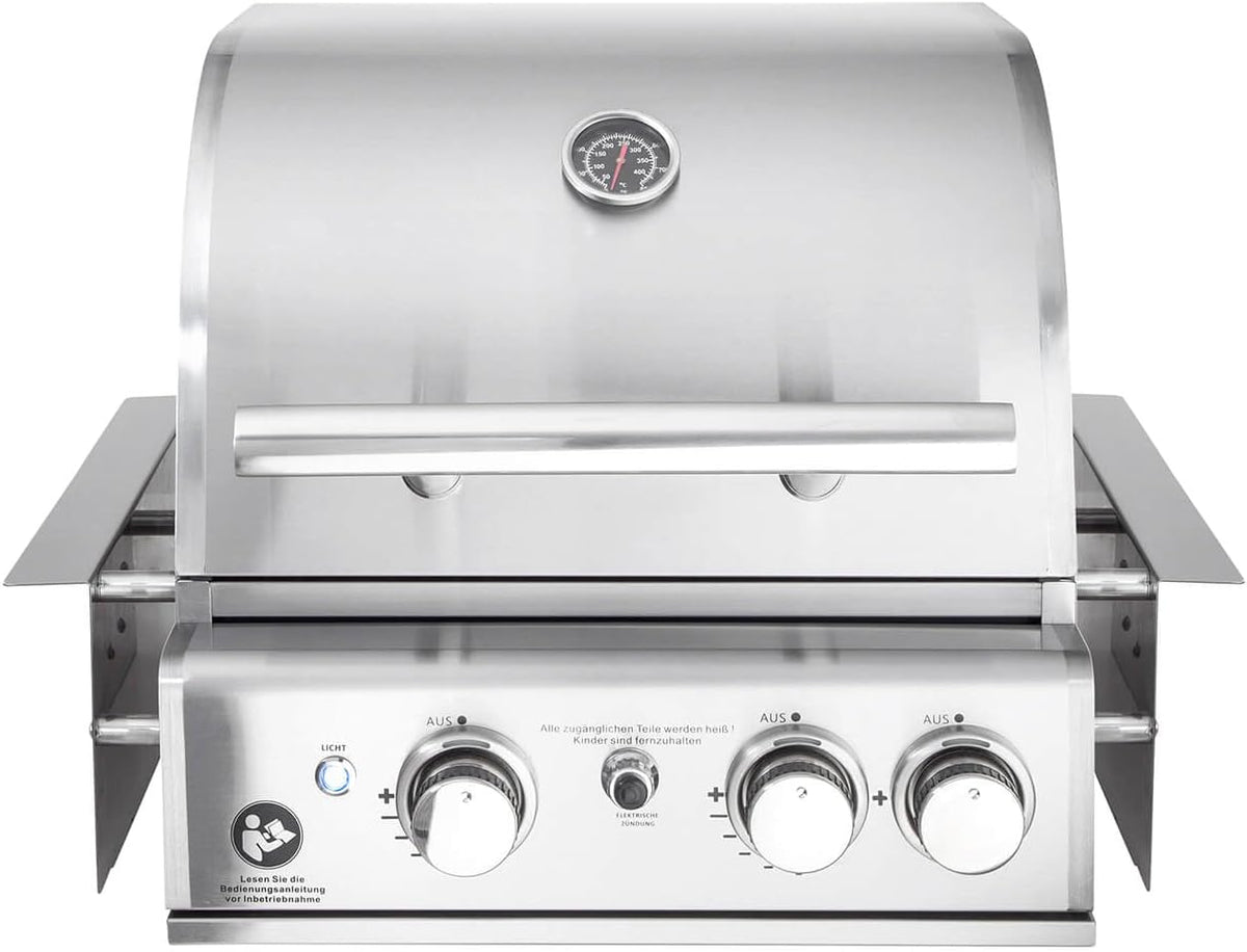 Allgrill, Gasgrill, Top-Line Chef S Built-In Einbaugrill Edelstahl Air System 2