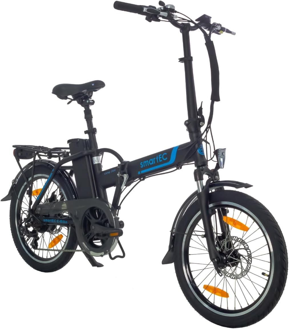 smartEC, E-Bike, 250Watt XOFO Hinterrad-Nabenmotor, 20 Zoll, 15,6Ah, 36V, Camp-20H Klapprad 250W Hinterradmotor Li-Ion-Akku /