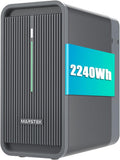 MARSTEK, Powerstation, 8960Wh, 1600W, 800W, Balkonkraftwerk mit Speicher B2500, 6000 Ladezyklen, Max. PV-Eingang & Ausgang Erweiterbar auf