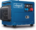 Scheppach, Powerstation, 5000W, Diesel Stromerzeuger SG5200D Stromgenerator mit E-Start &