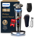 PHILIPS, Elektrorasierer, Rasierer i9000 Prestige Ultra, elektrischer Nass- und Trockenrasierer für Herren, dunkelgrau