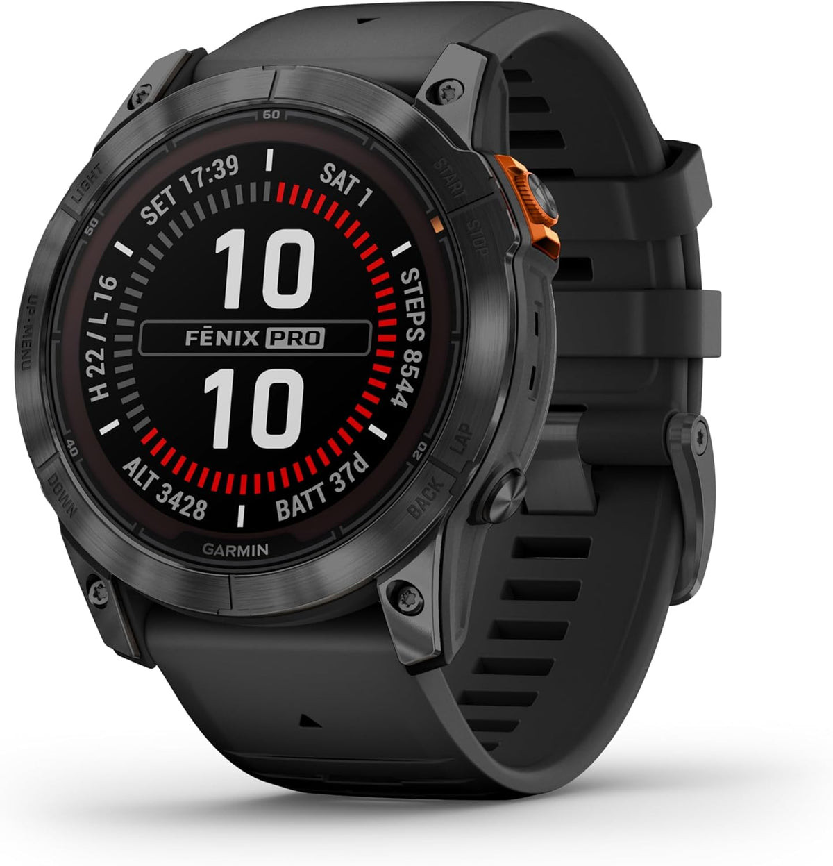 Garmin, Smartwatch, 51 mm, Fenix 7X Pro Solar, GPS-Multisport-, Schwarz