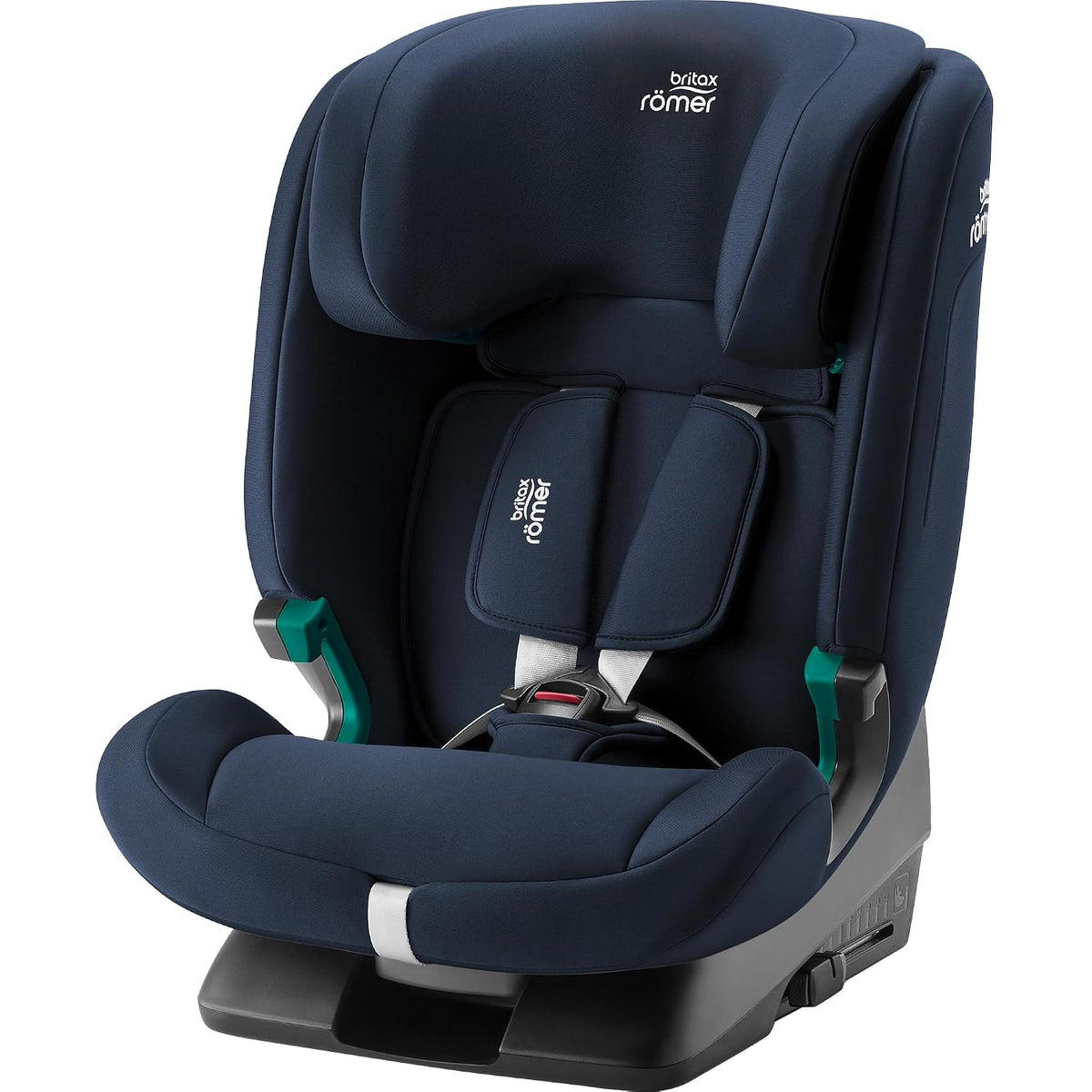 Britax Römer, Kindersitz, 150 cm, EVOLVAFIX, mit ISOFIX, für Kinder von 76- (i-Size), 15 Monate - 12 Jahre, Night Blue