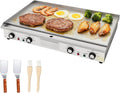 MOOTACO, Elektrogrill, 73cm, Elektrische Grillplatte Gastro mit Zeitschaltuhr