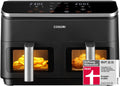 Cosori, Heissluftfritteuse, 8,5L, Airfryer, Testsieger der Stiftung Warentest, Heißluftfritteuse 2 Kammern, mit Sichtfenster