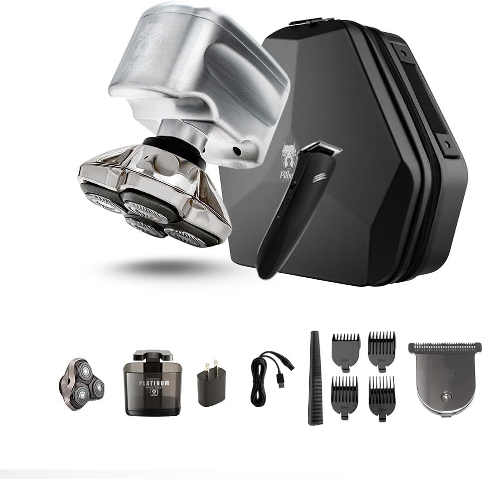 Skull Shaver, Elektrorasierer, Bart & Körper - Kabellos, Reisefreundlich, inkl. Ladekabel