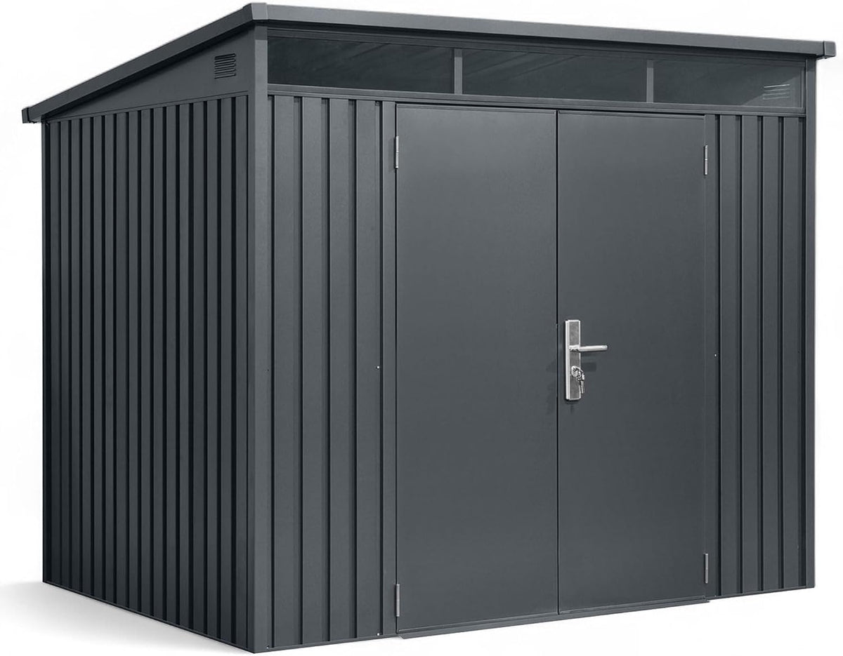 Gerätehaus, osoltus, Metall pulverbeschichtet anthrazit