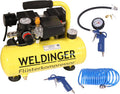WELDINGER, Kompressor, Aktionsset Flüster FK 40 compact + Druckluftset 6-teilig 5