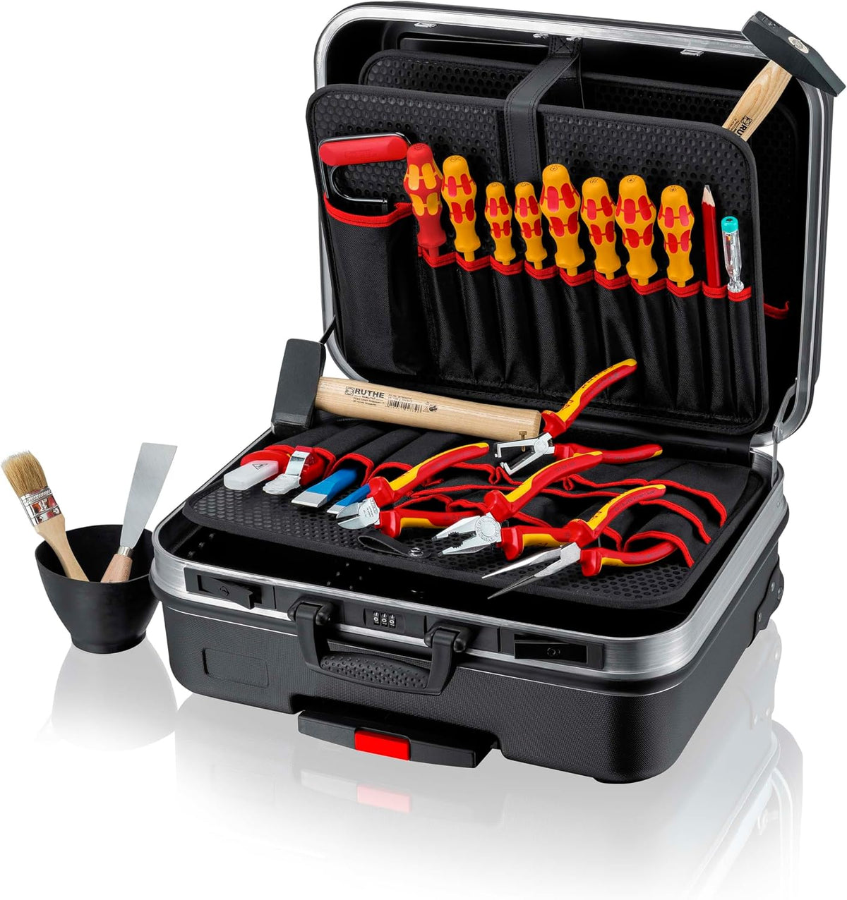 KNIPEX, Werkzeug-Sets, Werkzeugkoffer BIG Basic Move Elektro, 00 21 06 HL S