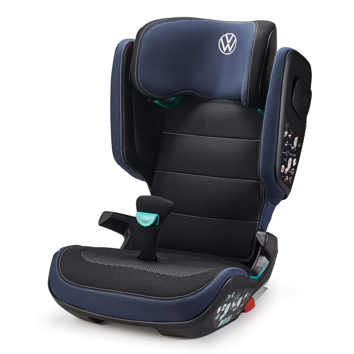 Volkswagen, Kindersitz, 11A019906 i-Size Kidfix ISOFIX Norm R129 Belüftung Secure, abnehmbare Rückenlehne, verstellbare Kopfstütze