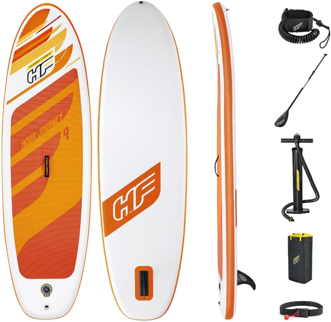 HYDRO FORCE, Boards, 274 x 76 x 12 cm, Bestway - ™ SUP Allround Board-Set, Aqua Journey, mit Paddel