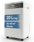 VENTA, Luftentfeuchter, 20L, AD100 elektrisch Raumentfeuchter /Tag