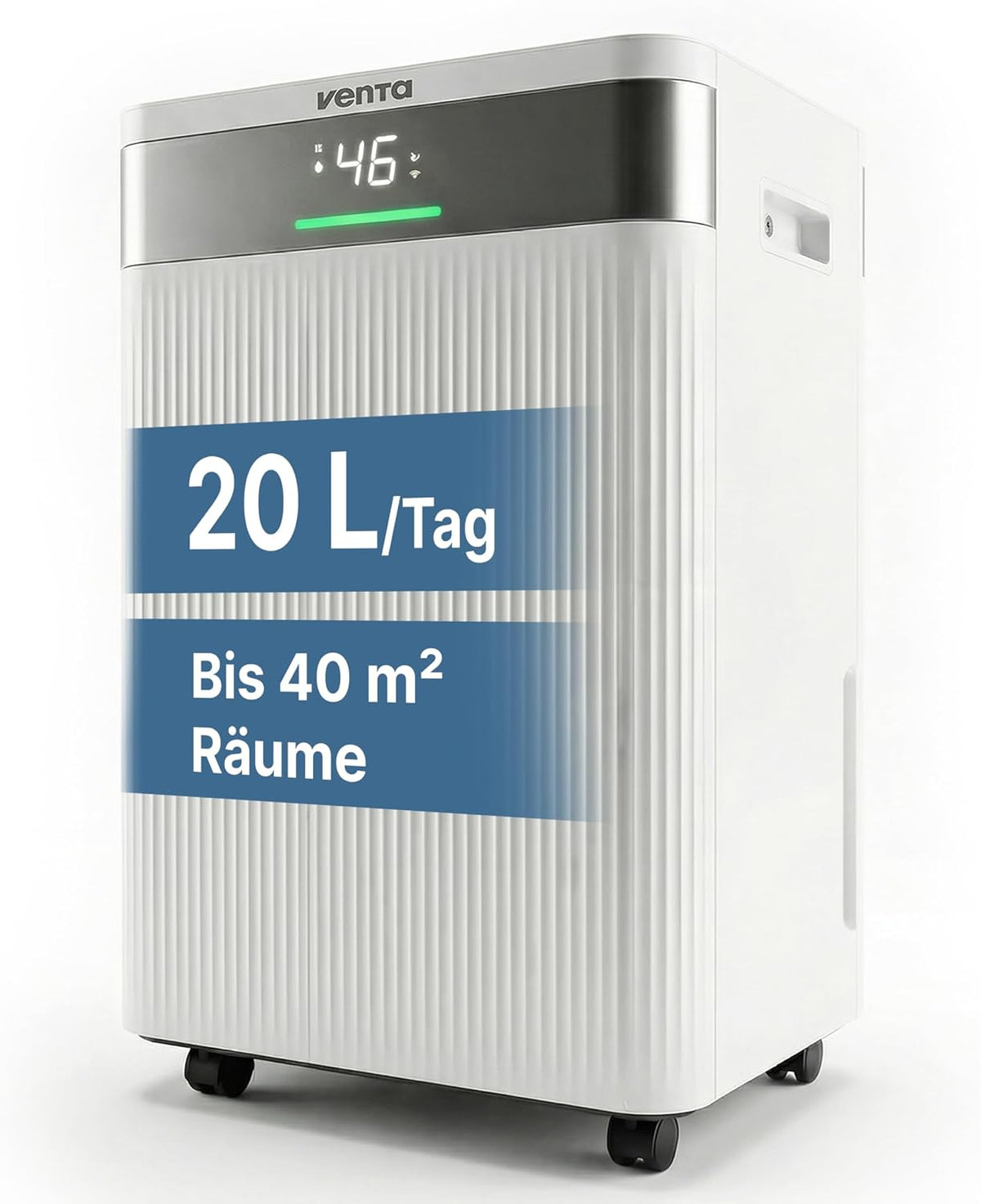VENTA, Luftentfeuchter, 20L, AD100 elektrisch Raumentfeuchter /Tag