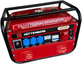 HÜTTENBERG, Powerstation, 220V, Professional Generator H8500W, 5 PS Benzinmotor, Stromerzeuger mit Voltmeter und Schutzschalter