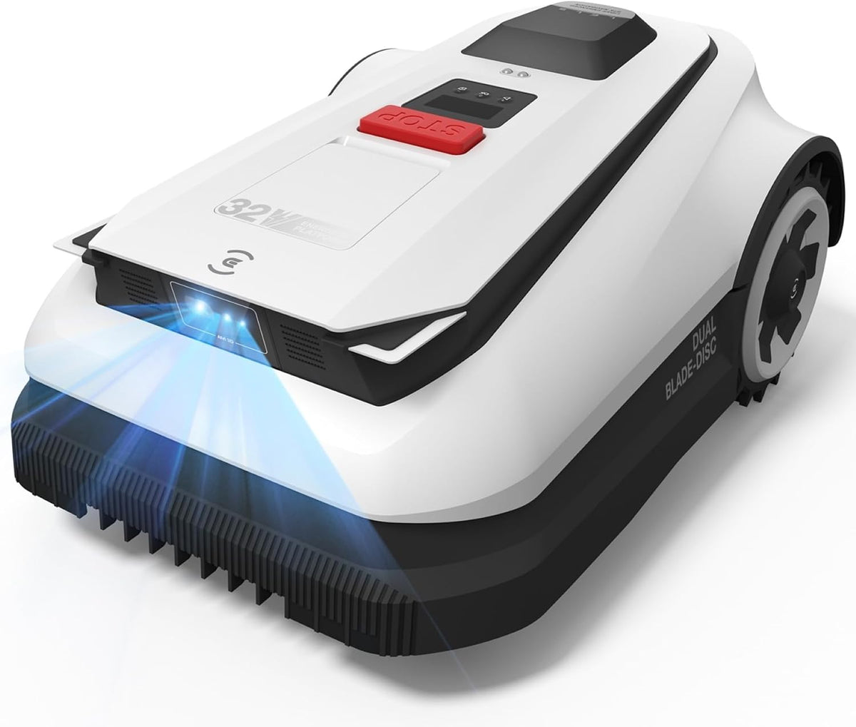 ECOVACS, Mähroboter, 330 mm, 1600m, 100W, Goat A1600 RTK ohne Begrenzungskabel, Schnittbreite, LiDAR-unterstützte RTK+Vision Navigation