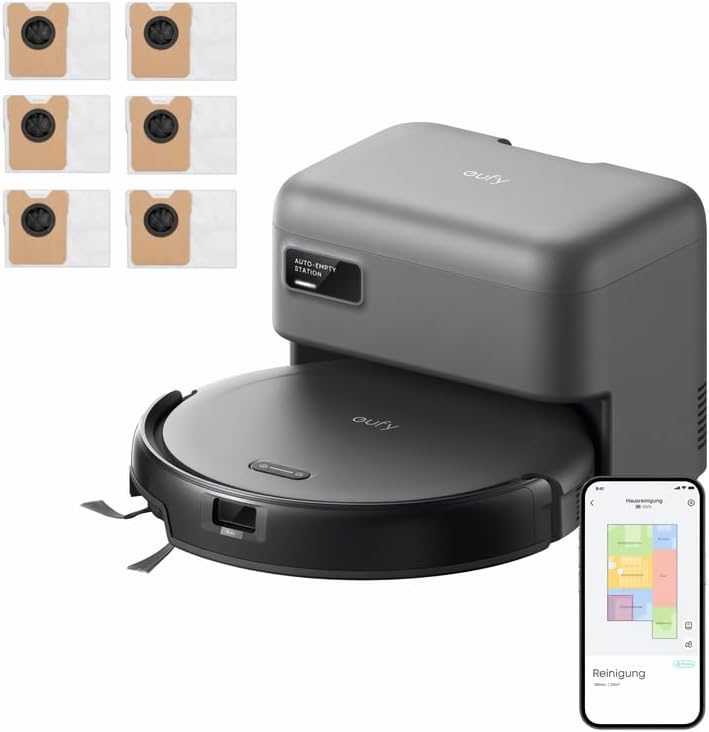 eufy, Saugroboter, Anker C10 Set mit automatischer Entleerung