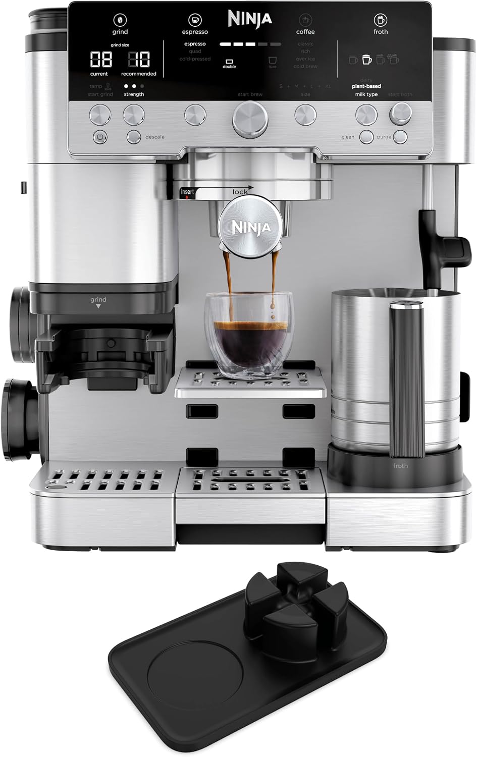 Ninja, Kaffeemaschine, Luxe Café Premier Espressomaschine aus Edelstahl ES605EU