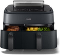 PHILIPS, Heissluftfritteuse, 9 L, Steam Airfryer 5000 Heißluftfritteuse, Schwarz