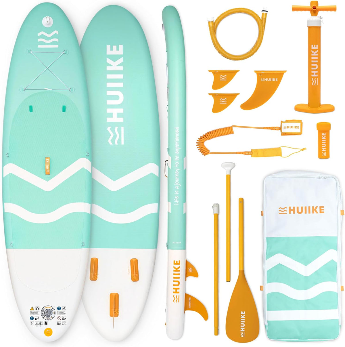 HUIIKE, SUP-Board, 130 kg, Stand Up Paddling Board 10' und bis zu mit Zubehör Inklusive