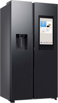 Samsung, Kühl-Gefrierkombination, 178 cm, 614 l, RS90F66BEFEF Side-by-Side, AI Kühlschrank mit Gefrierfach, Eis-/Wasserspender mit Wasseranschluss