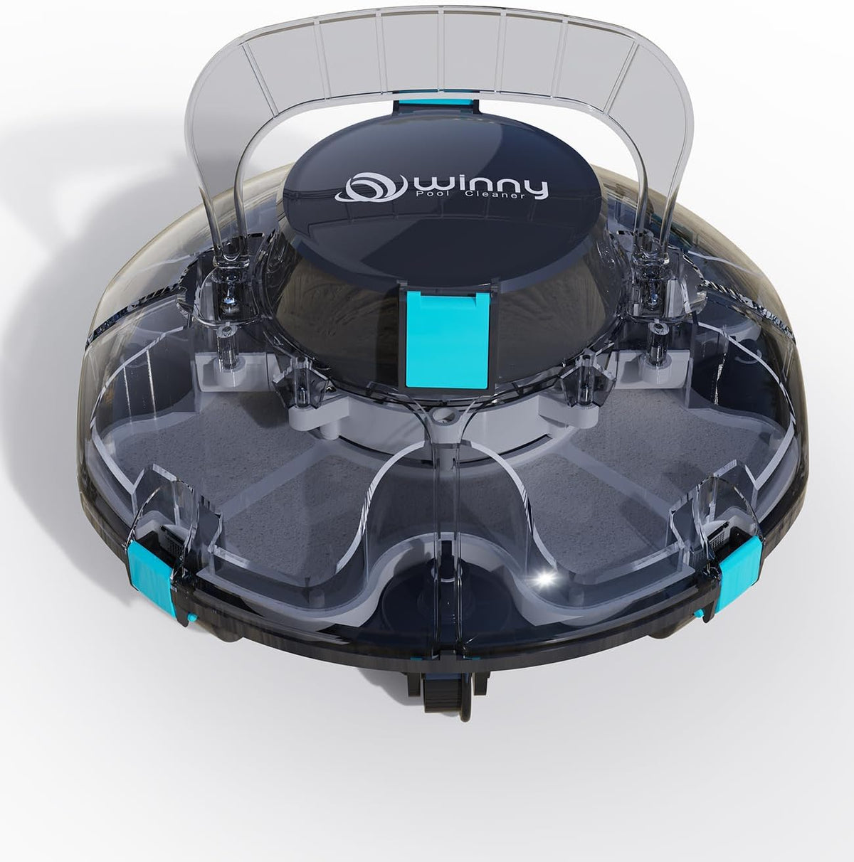 WINNY POOL CLEANER, Poolroboter, 60 m, 200 roboter, sauger kabellos mit Akku, 75 Min. Laufzeit, für Aufstell s bis ²