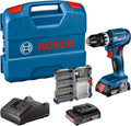 Bosch Professional, Akkuschrauber, 2.0Ah, 18V, System Akku Schlagbohrschrauber GSB -45