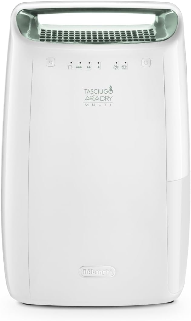 De'Longhi, Luftentfeuchter, 12L, De' Tasciugo AriaDry - Tragbarer mit 3-Fach-Filtersystem, /Tag Feuchtigkeitsentzug