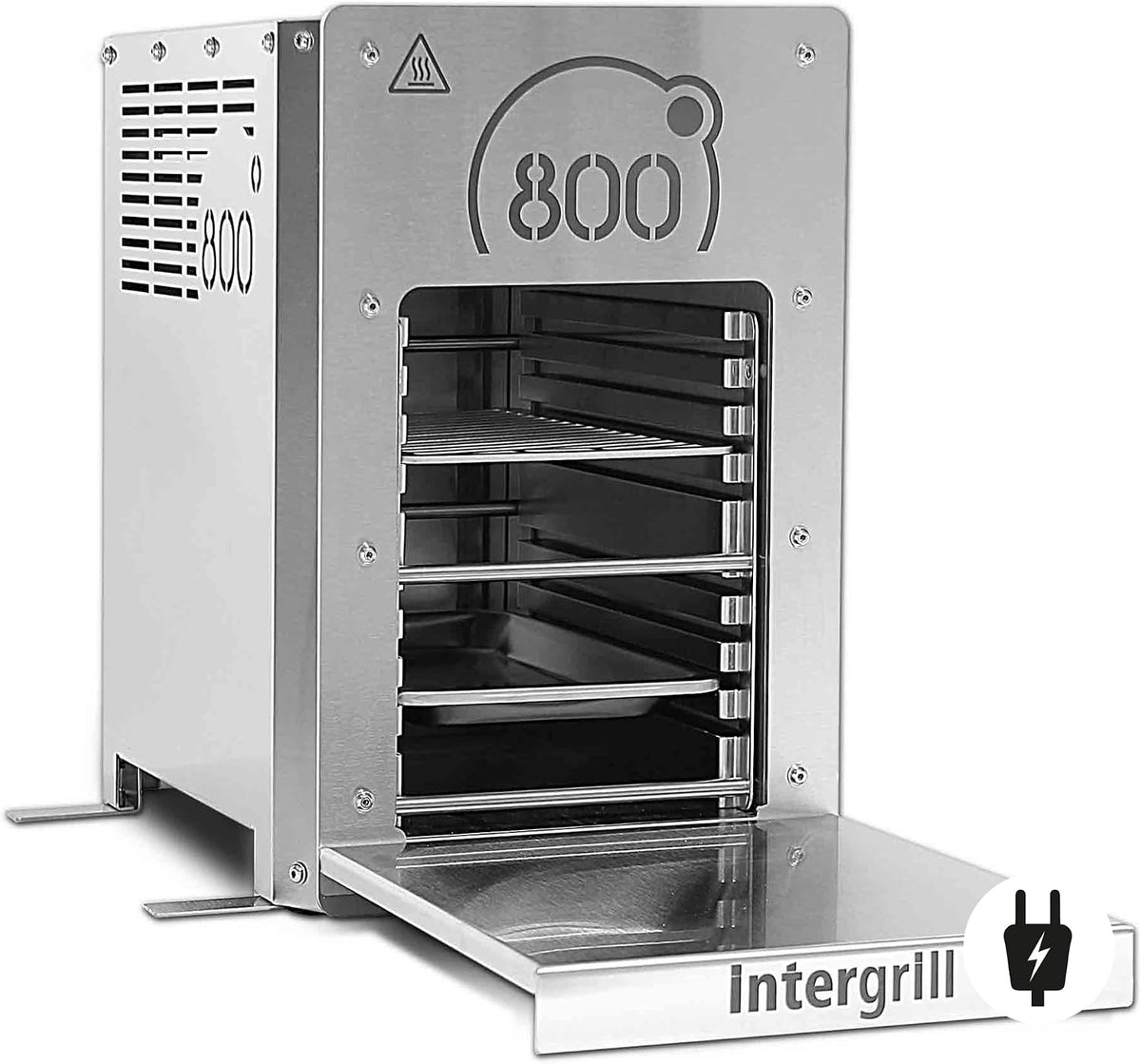 intergrill, Elektrogrill, 2,88kW, 800° Edelstahl