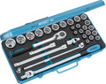 Hazet, Steckschlüsseleinsätze, 12,5 mm, 2 Zoll, 435 mm, Steckschlüssel-Satz 905, 1/ Vierkant, Länge