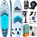 InnoEpxo, SUP-Board, InnoExpo Aufblasbare Stand-Up-Paddle-Boards mit, breites, stabiles SUP-Paddelboard-Design