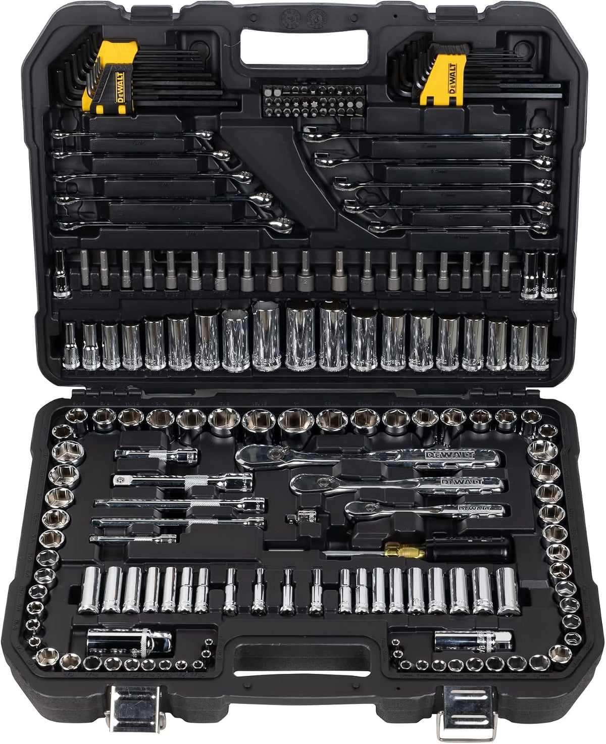 DEWALT, Werkzeug-Sets, DWMT81534-1 Mechaniker-Werkzeugset mit robuster Tragetasche