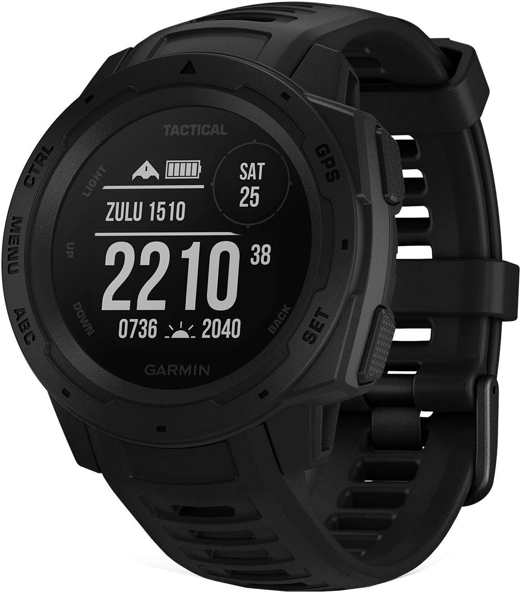 Garmin, Fitness-Tracker, Instinct - wasserdichte GPS-Smartwatch mit, Fitness Tracker und Smartphone Benachrichtigungen. Viele