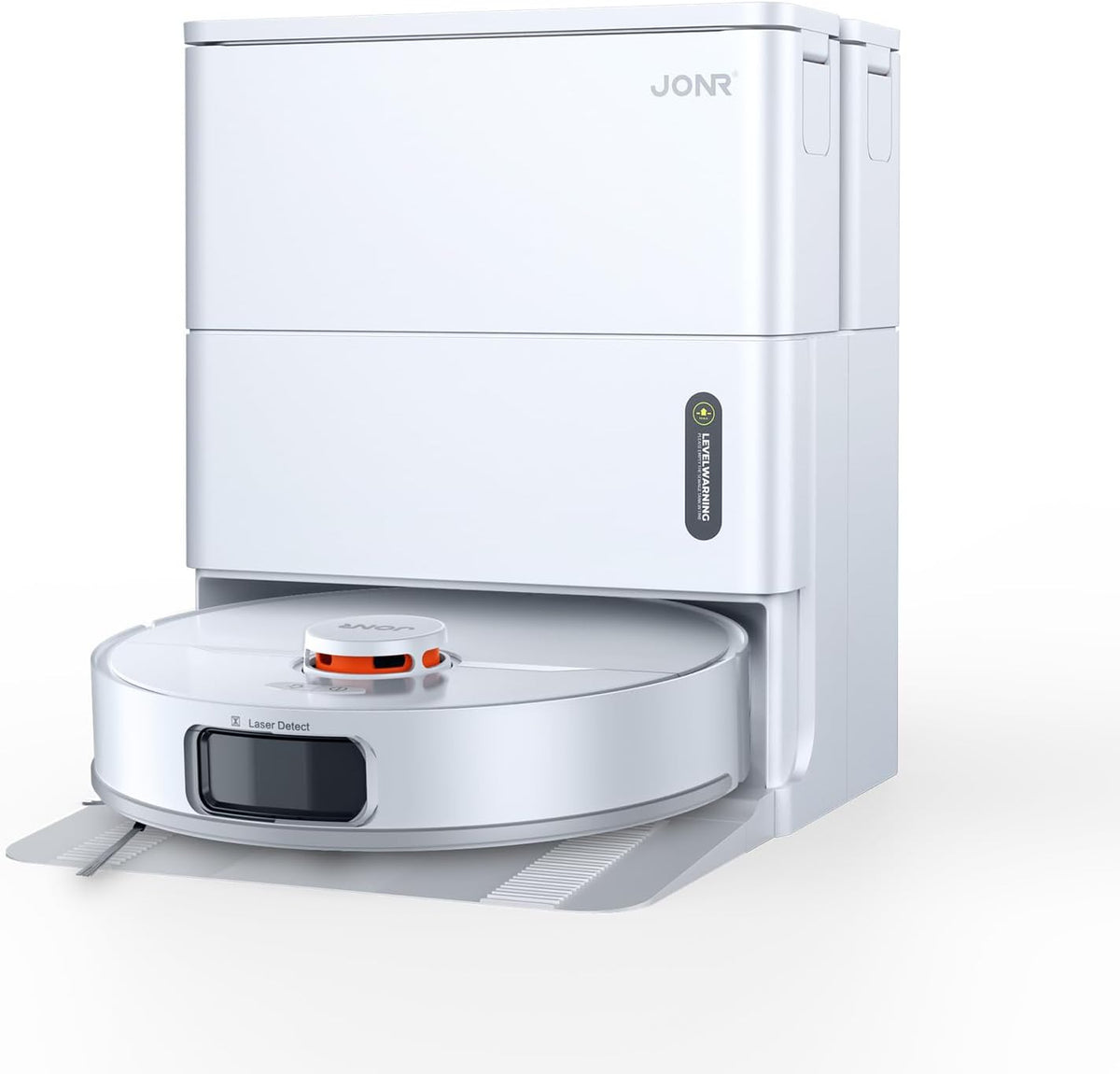 JONR, Saugroboter, T5 PRO GEN2 mit Wischfunktion, 15000Pa Saugkraft - Weiß