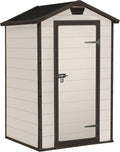 Gerätehaus, Keter, 1,76m, Manor 4x3, Beige, ³ Rauminhalt, wetterfest