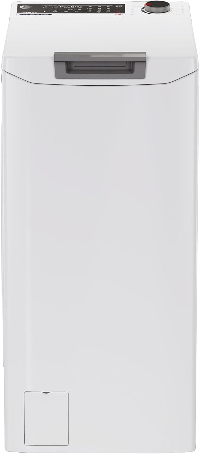 Hoover, Waschmaschine, 8 kg, Toplader THOS486TM4-S I Gentle Touch I Smarte Bedienung mit