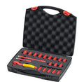 Wiha, Schraubenschlüssel, 4 Zoll, 10mm, 31mm, 4mm, Ratschenschlüssel Set isoliert (43025) 21-tlg. I