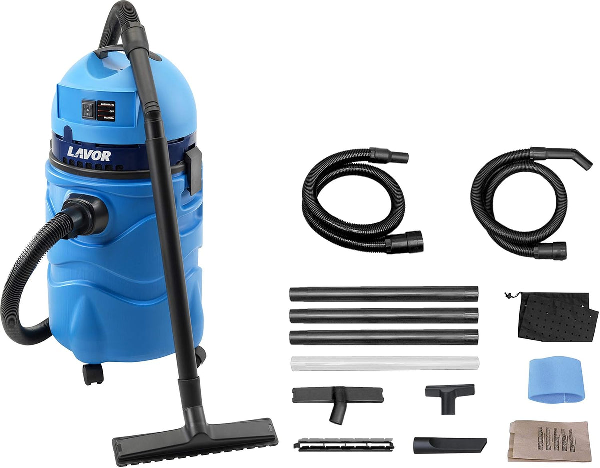 LAVOR, Staubsauger, 70 l, Pool- SWIMMY, für die praktische Reinigung von Pools aller Art. 1600 Watt, 27 kPa, 35-Liter-Tank