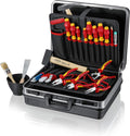 KNIPEX, Werkzeug-Sets, Montagekoffer Elektro-Installation, 24 Stück, 002105HLS